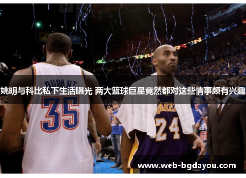 姚明与科比私下生活曝光 两大篮球巨星竟然都对这些情事颇有兴趣