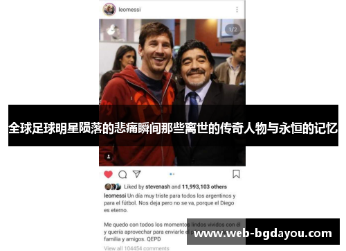 全球足球明星陨落的悲痛瞬间那些离世的传奇人物与永恒的记忆